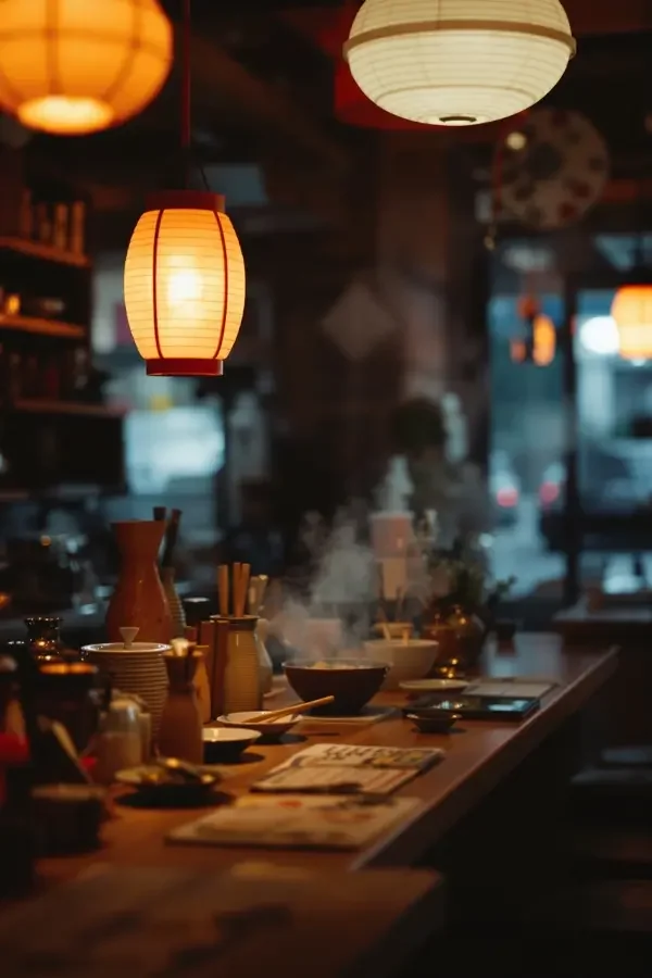 深夜食堂暖灯小店海报